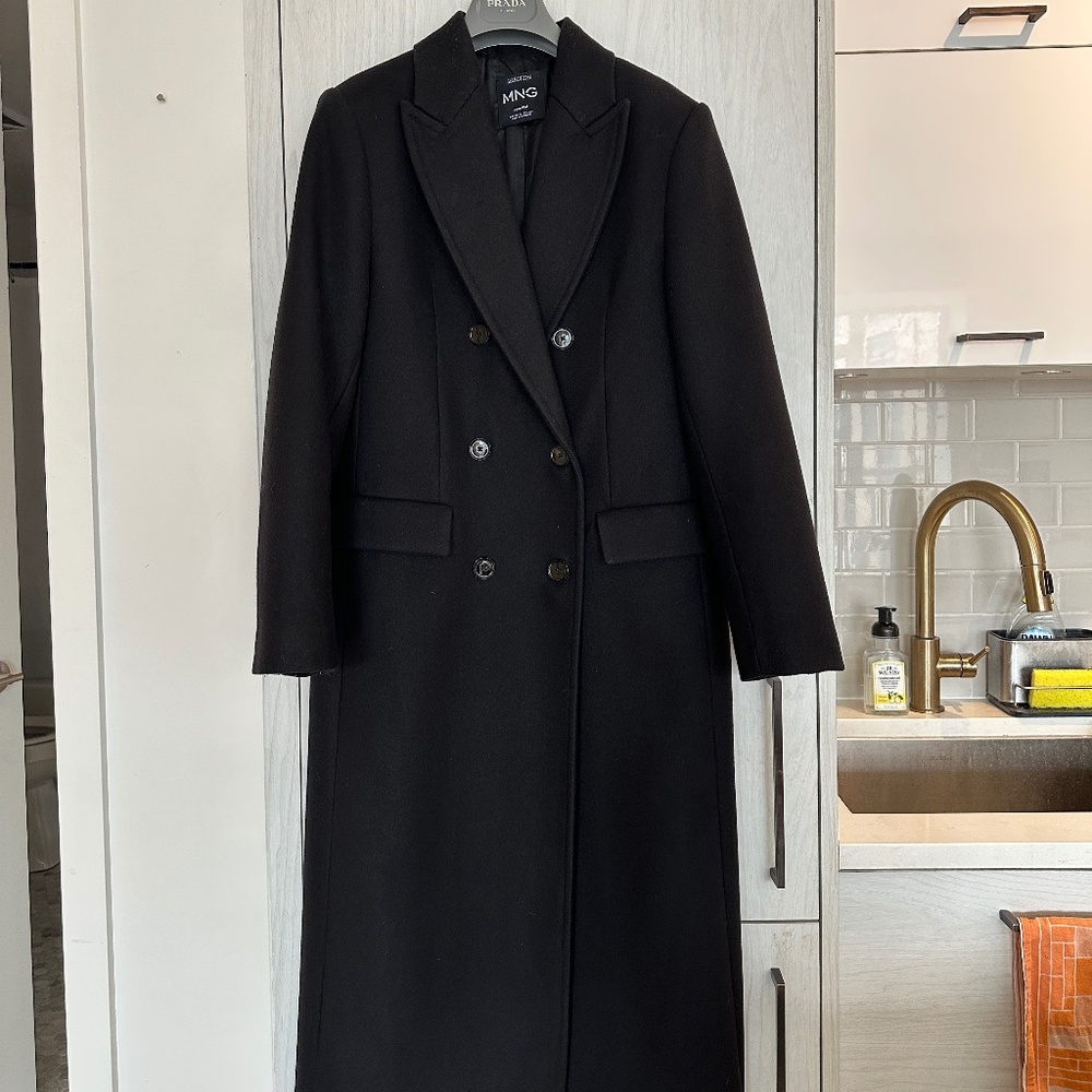 Mango Selection Double Breasted Wool Coat